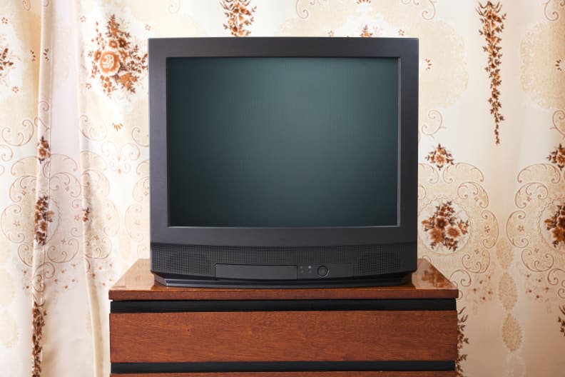 A old box tv