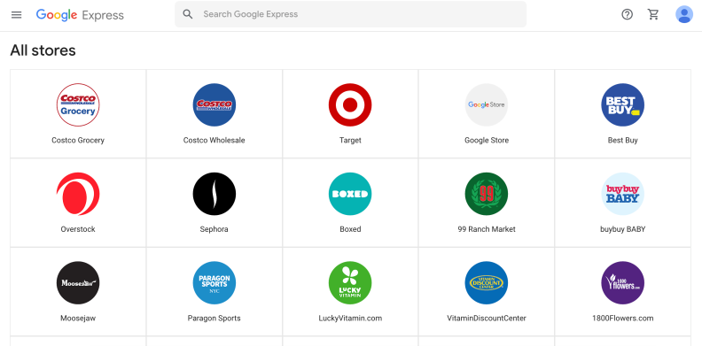 google express retailers