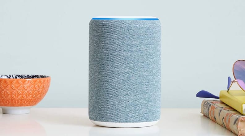 Twilight Blue Echo on white table