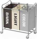 Product image of Simple Houseware Heavy Duty 3-Bag Laundry Sorter 