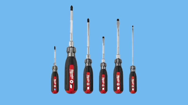 6 screwdrivers in different sizes