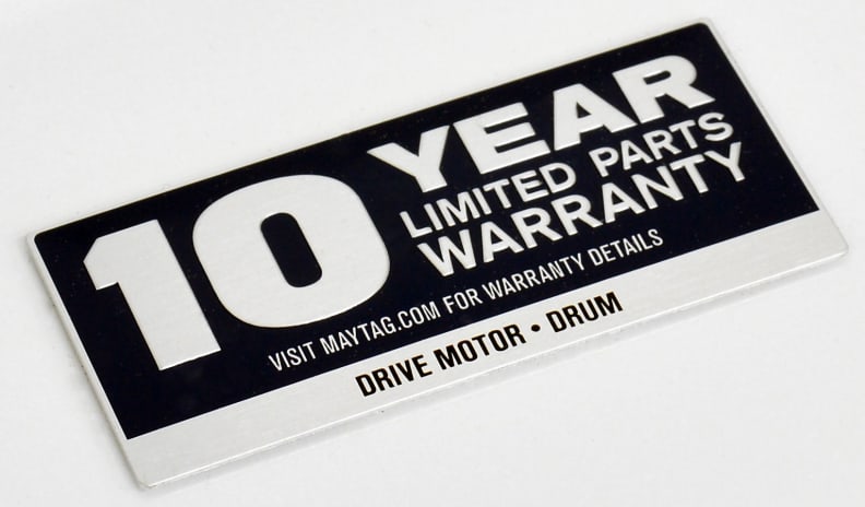 Maytag Centennial MEDC215EW Warranty