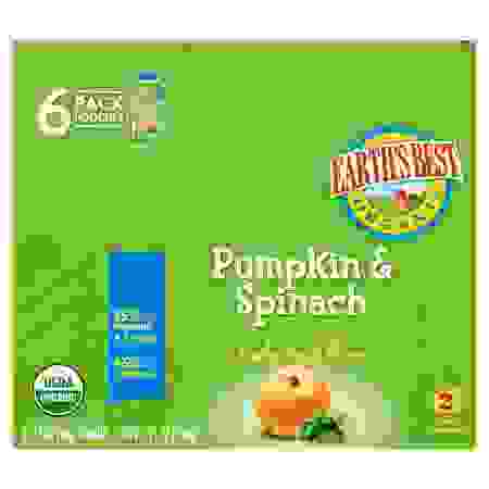 Pumpkin and spinach baby food