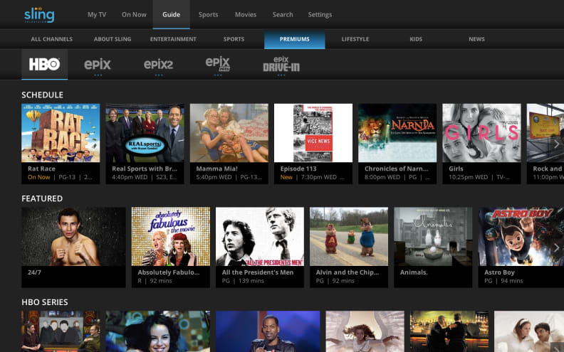 scroll down in sling app for mac