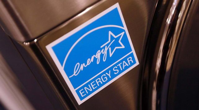 Energy Star sticker on an appliance