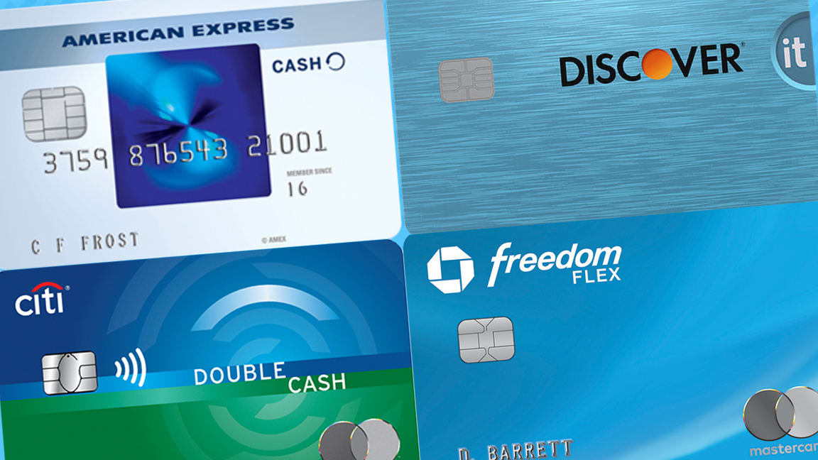 最佳免年费信用卡:Chase Freedom Flex, Citi Double Cash Card, Discover it Secure, Amex EveryDay