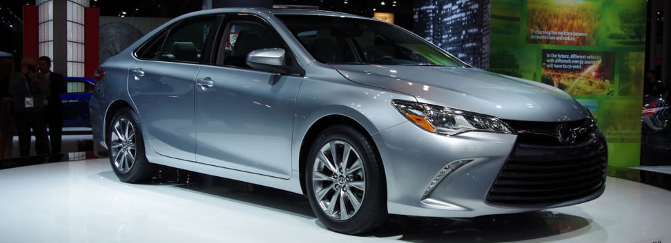 The redesigned 2015 Toyota Camry debuted at the New York International Auto Show.