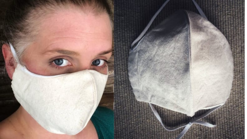 cloth mask from etsy