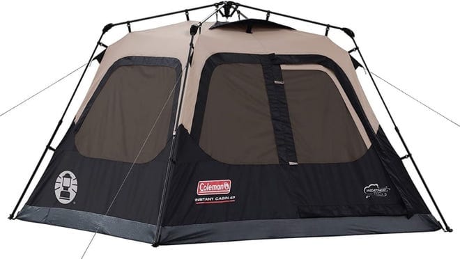 black and tan tent