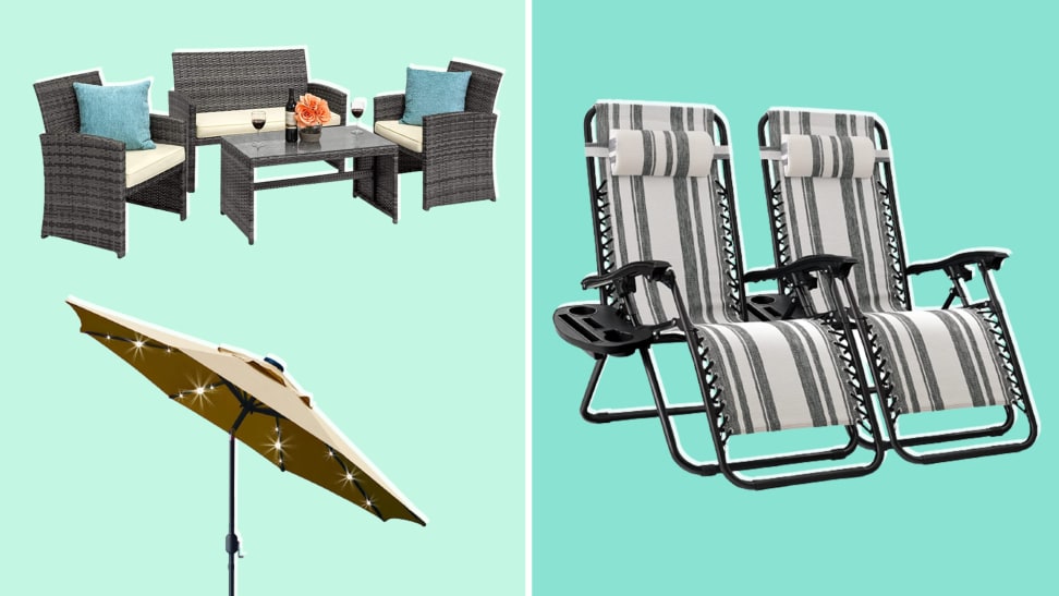10 top-rated outdoor patio furniture sets from Amazon: gorgeous loveseats, couches, and furniture sets to make your backyard pop.