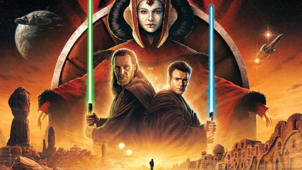 Poster of the 25th anniversary release of The Phantom Menace