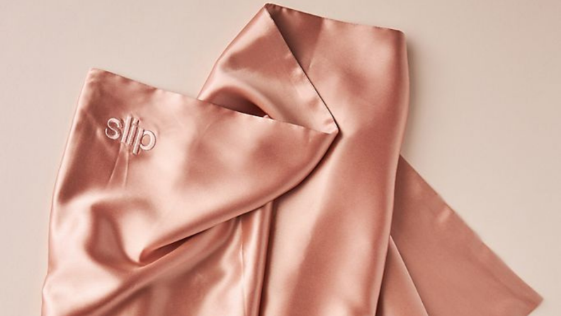 pink Slip silk pillowcase