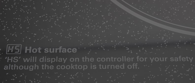 They aren't kidding, this rangetop gets hot.