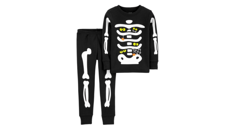 Skeleton pajamas.