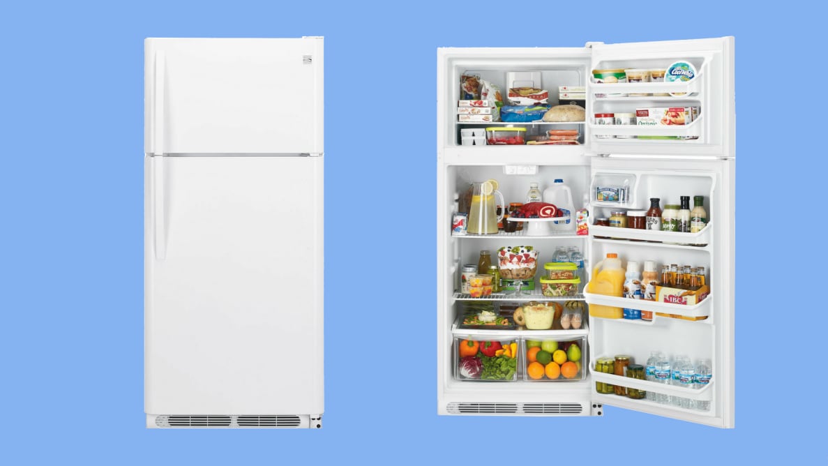 The Kenmore 60412 top freezer refrigerator
