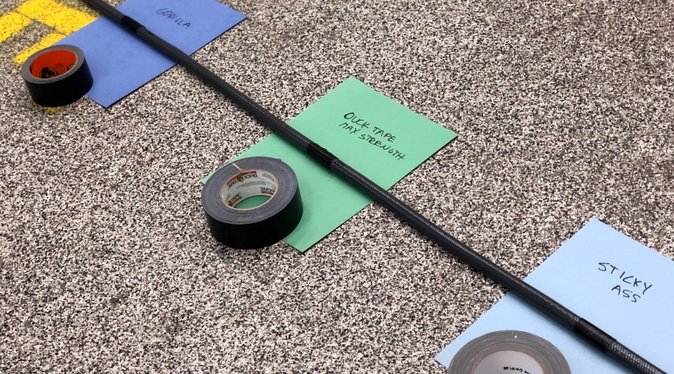 Duct Tape Waterproof Testing