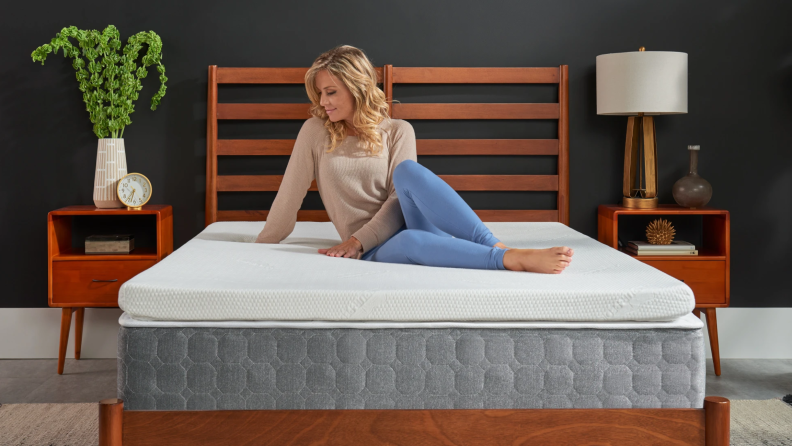 The Temper-Topper Supreme is made from the same memory foam as the brand's popular mattresses.
