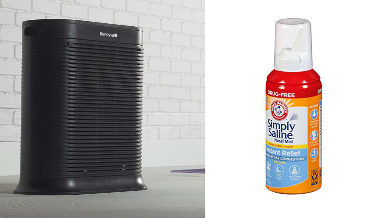 Air purifier and nasal spray