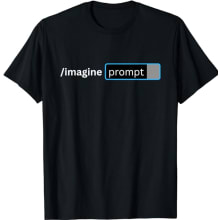 Product image of Imagine Prompt Artificial Intelligence Art T-Shirt