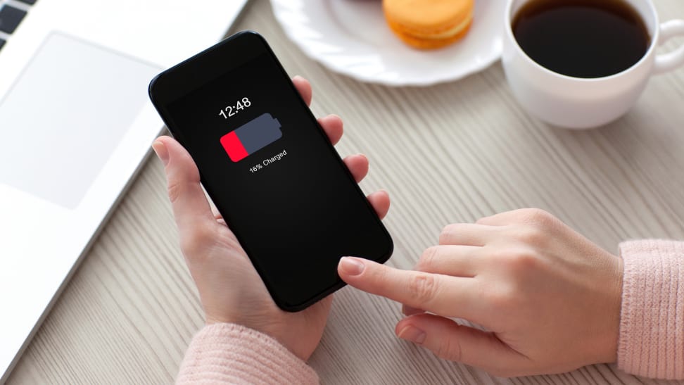 If your battery runs low, fast-charge it back to full in no time.
