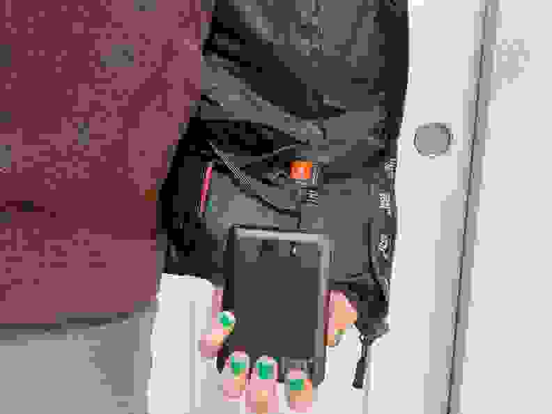 A power bank from the COREEDGE vest.