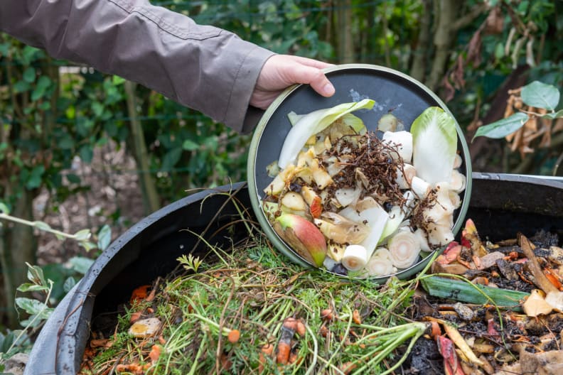 Composting outdoors
