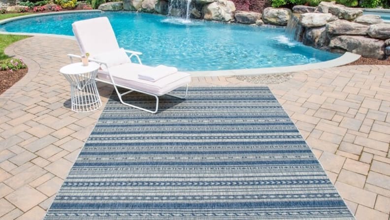 This simple striped rug will never go out of style.