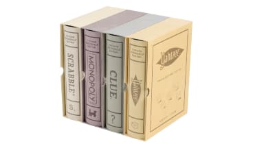 Vintage Board Game Bookshelf Collection