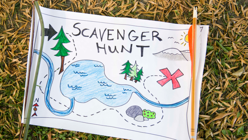 Scavenger hunts are always fun, even if they're virtual.