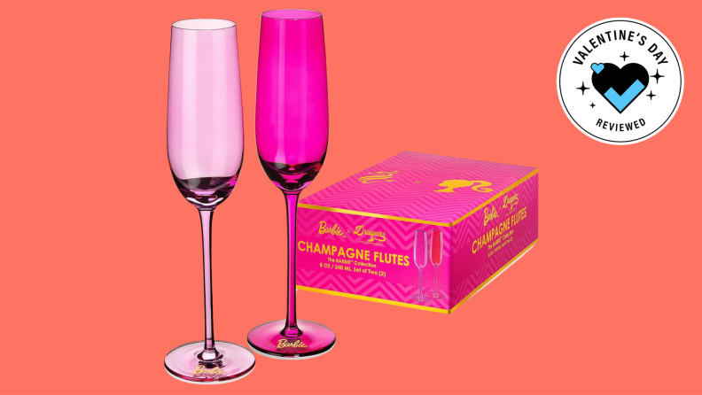 Dragon Glasswear x Barbie Champagne Flutes