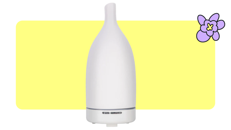white Saje oil diffuser