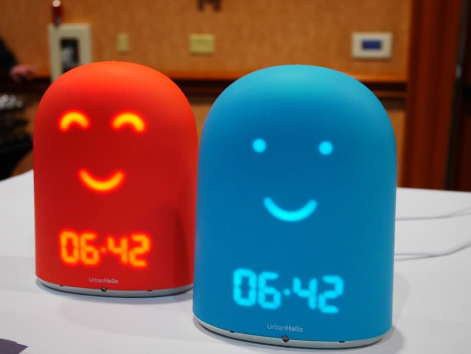 This smart alarm clock helps kids develop a bedtime routine.