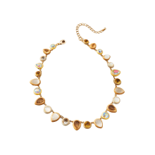 Product image of By Anthropologie Colorful Enamel Gem Necklace