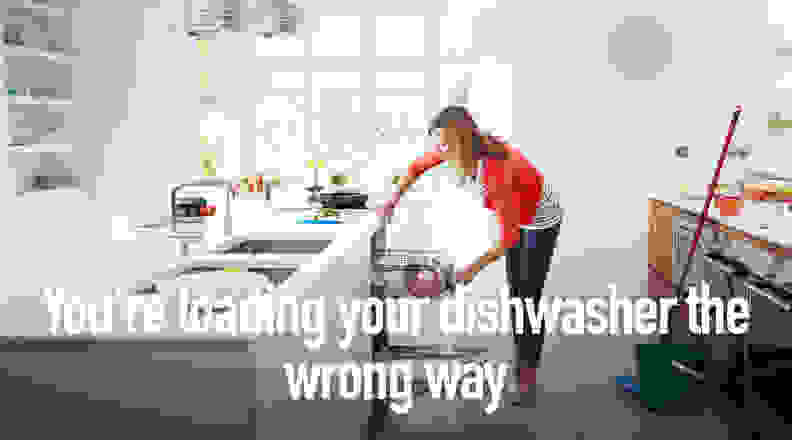 You're loading your dishwasher the wrong way