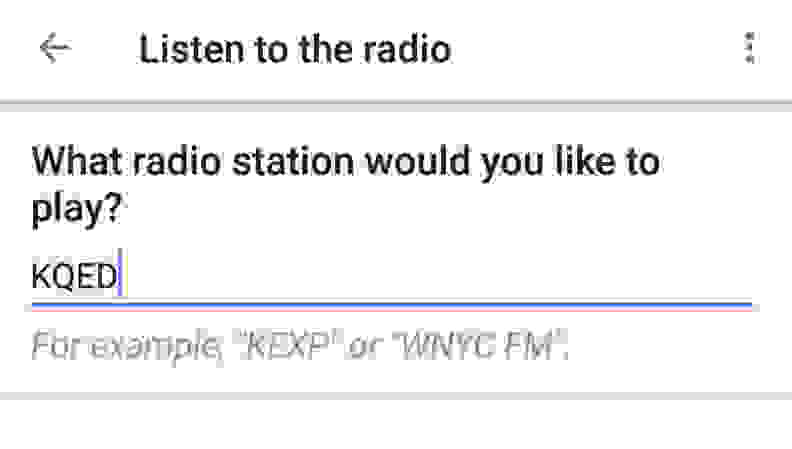 Google Routines Radio
