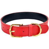 Product image of Aolove Basic Classic Padded Leather Pet Collar