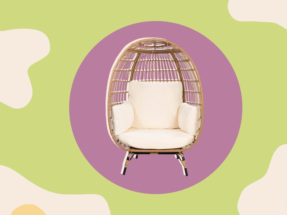 Sunbrella stationary hot sale egg chair
