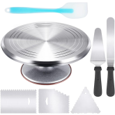 Product image of Kootek Aluminum Alloy 12-Inch Revolving Cake Stand