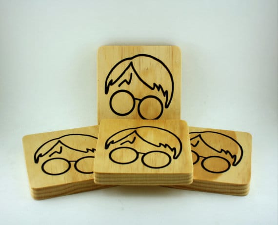 These Harry Potter coasters are too cute for words.