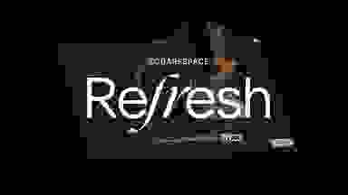 Black Squarespace Refresh 2023 logo