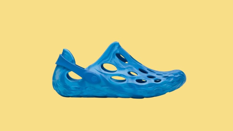 blue slip on shoes