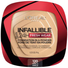 Product image of Infallible 24HR Fresh Wear Foundation in a Powder in '120 Vanilla'