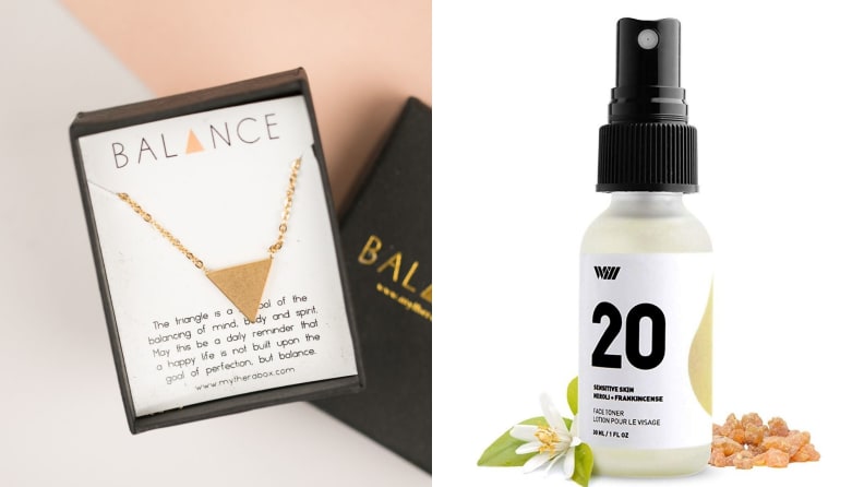 Happy Shoppe Balance Necklace & Way of Will sensitive skin facial toner