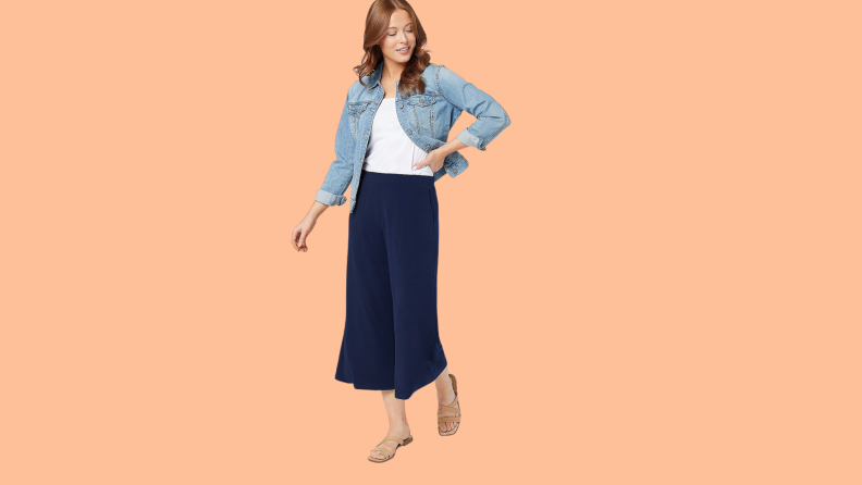 Pull-On Culotte Pants