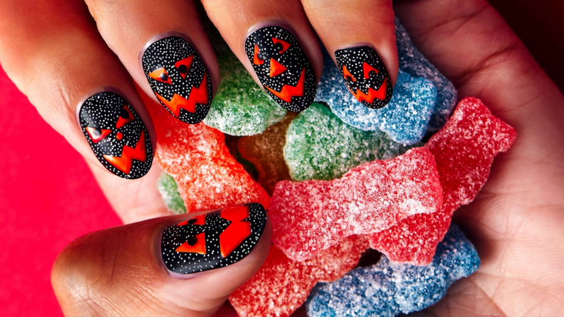 Sour patch nails