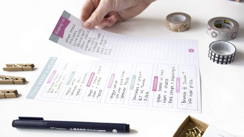 Bloom Daily Planners Weekly Meal Planning Pad
