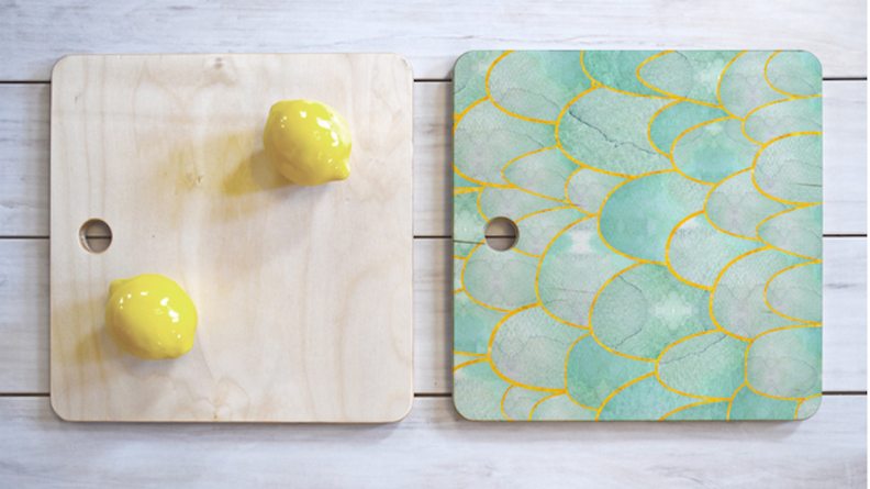 Hello Sayang Fish Scales Cutting Board