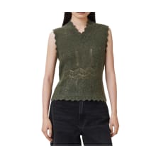 Product image of AllSaints Vanessa pointelle knit sweater vest