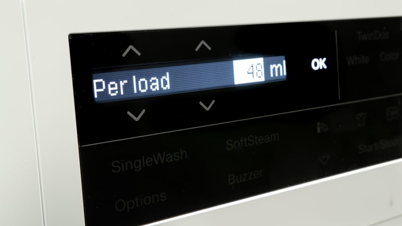 You can control how much detergent each TwinDos usage costs you.