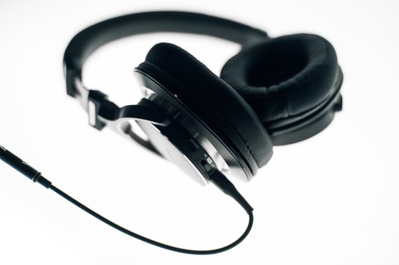 The Audio-Technica MSR7NCs in repose